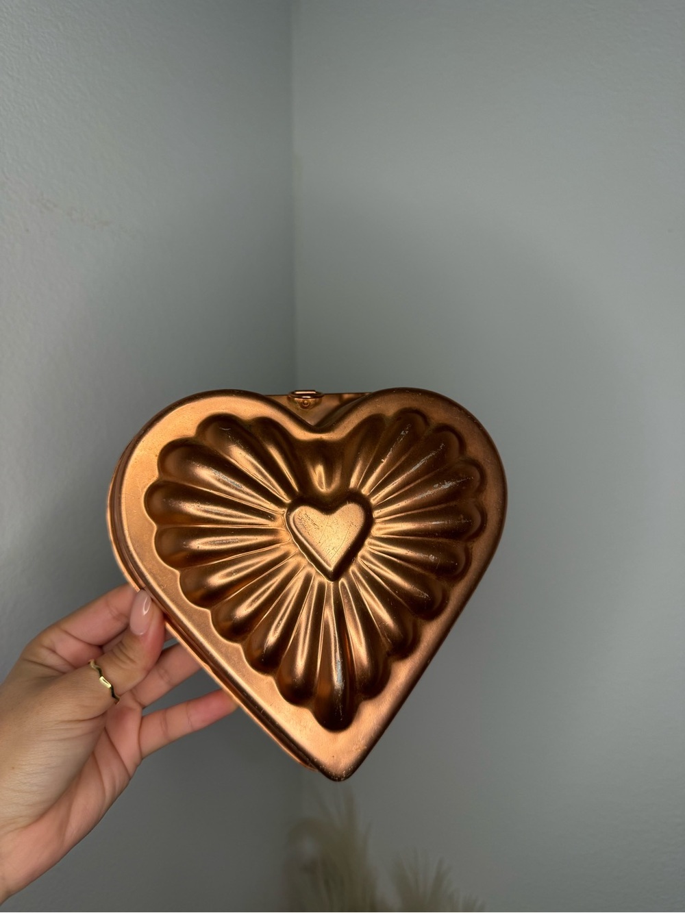 Heart Shaped Copper-plated